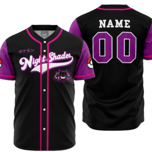 Maillot de baseball Ombres Nocturnes Type Spectre Pokémon