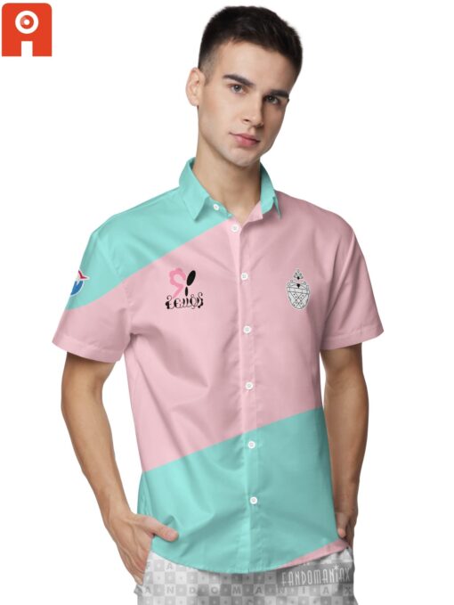 Chemise hawaïenne Uniforme Pokémon personnalisé Fairy – Image 3