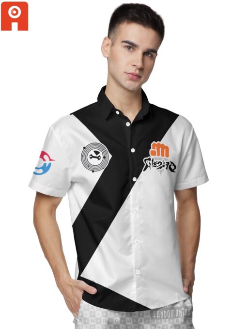 Chemise hawaïenne Uniforme Pokémon personnalisé combat – Image 3