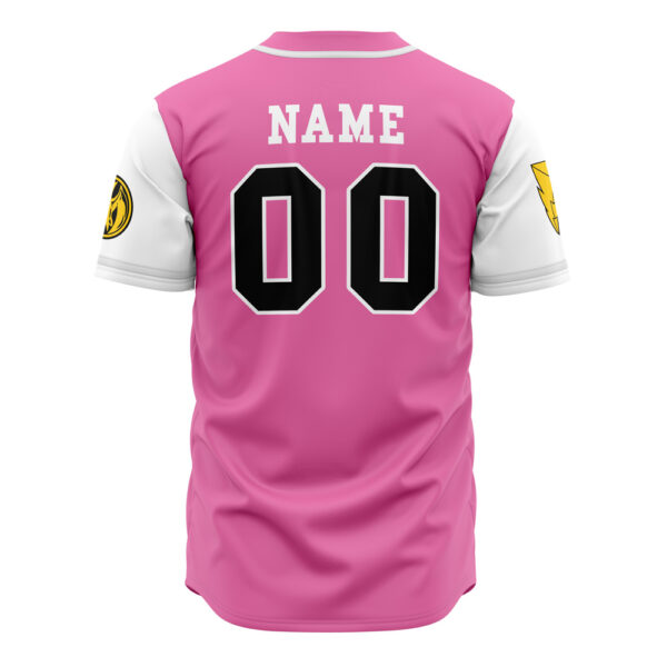 Maillot de baseball Ptérodactyles Rose Power Rangers – Image 3