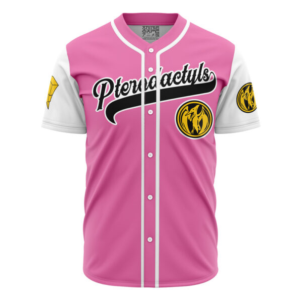 Maillot de baseball Ptérodactyles Rose Power Rangers – Image 2