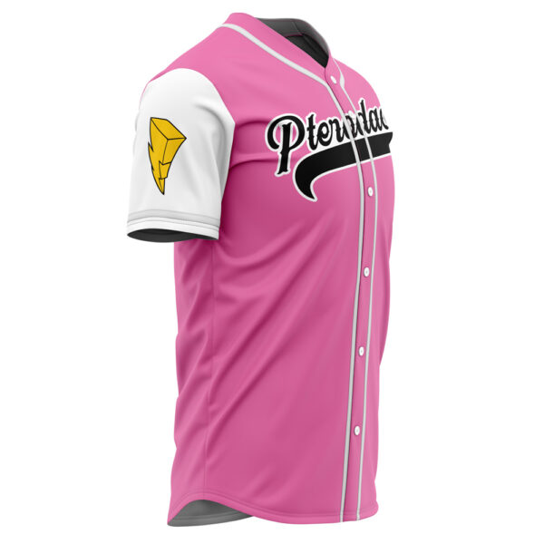 Maillot de baseball Ptérodactyles Rose Power Rangers – Image 4