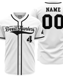 Maillot de baseball Chasseurs de Démons Sécurité Publique Chainsaw Man