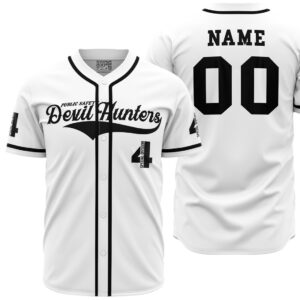 Maillot de baseball Chasseurs de Démons Sécurité Publique Chainsaw Man