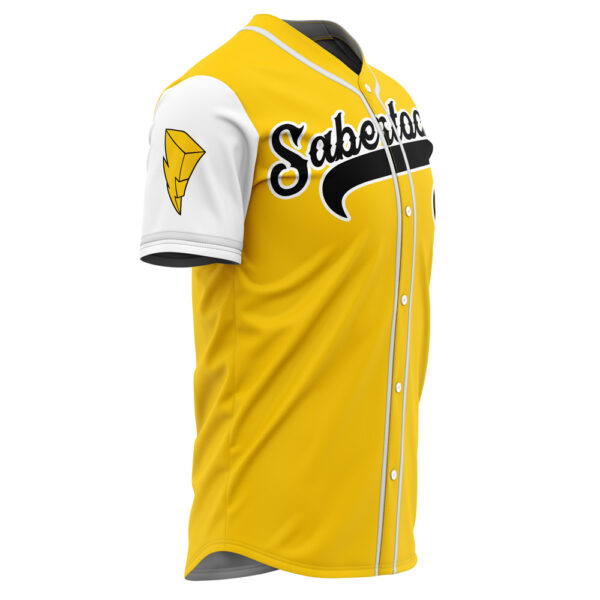 Maillot de baseball Tigres à Dents de Sabre Jaune Power Rangers – Image 4