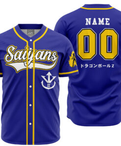 Maillot de baseball Saiyan Vegeta Dragon Ball Z