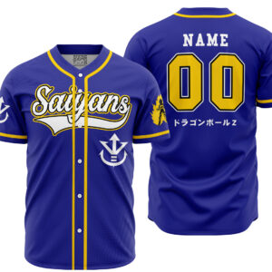 Maillot de baseball Saiyan Vegeta Dragon Ball Z