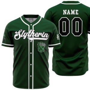 Maillot de baseball Maison Serpentard Harry Potter