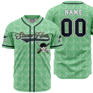 Maillot de baseball Chapeaux de Paille Zoro One Piece