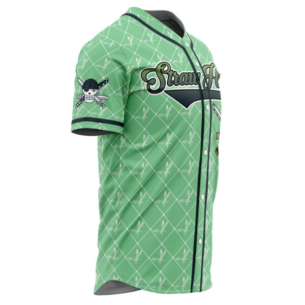 Maillot de baseball Chapeaux de Paille Zoro One Piece – Image 4