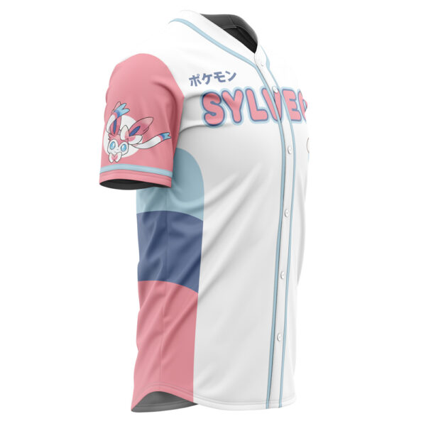 Maillot de baseball Nymphali Évolution d'Évoli Pokémon – Image 4