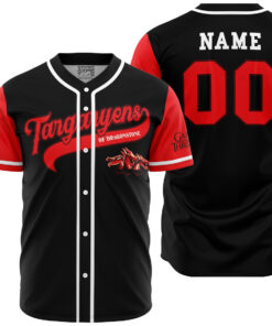 Maillot de baseball Targaryens de Peyredragon Game of Thrones