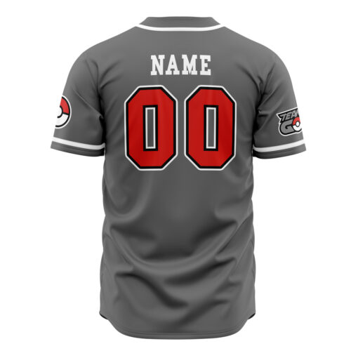 Maillot de baseball Sbires de la Team Rocket Gris Pokémon – Image 3
