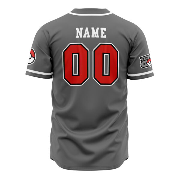 Maillot de baseball Sbires de la Team Rocket Gris Pokémon – Image 3