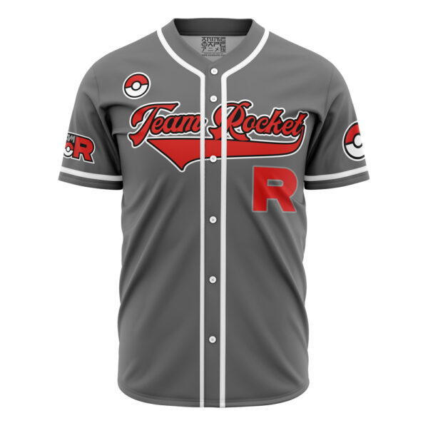 Maillot de baseball Sbires de la Team Rocket Gris Pokémon – Image 2