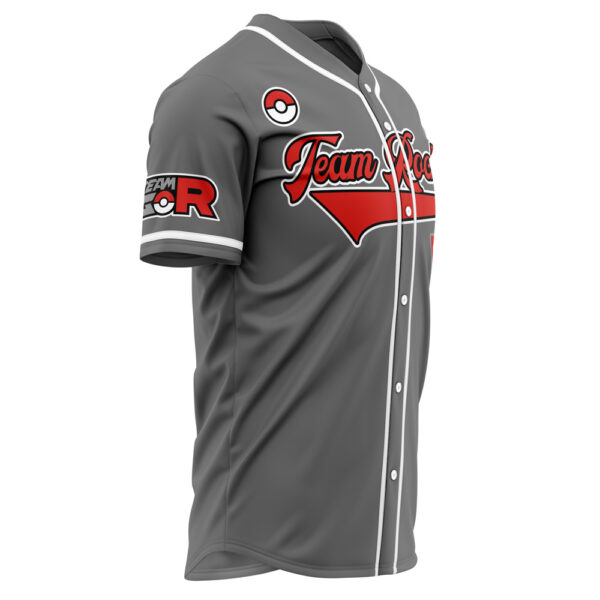 Maillot de baseball Sbires de la Team Rocket Gris Pokémon – Image 4
