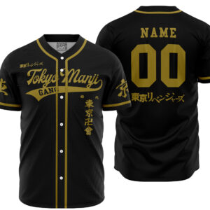 Maillot de baseball Tokyo Manji Gang Tokyo Revengers