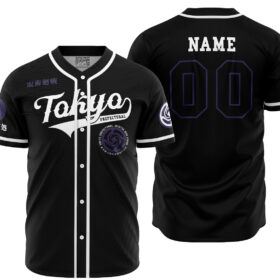 Maillot de baseball Préfecture de Tokyo Jujutsu Kaisen