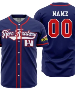 Maillot de baseball Uniforme d'Entraînement UA My Hero Academia