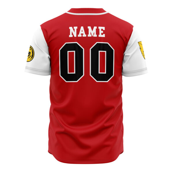 Maillot de baseball Tyrannosaures Rouge Power Rangers – Image 3
