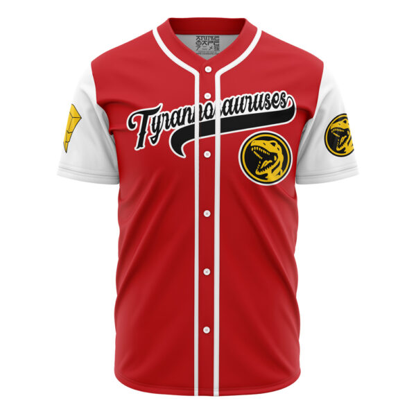 Maillot de baseball Tyrannosaures Rouge Power Rangers – Image 2