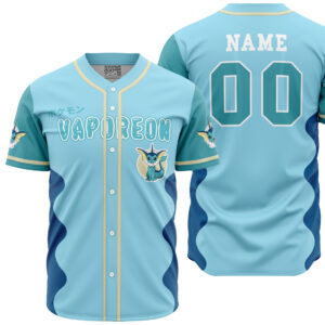 Maillot de baseball Aquali Évolution d'Évoli Pokémon