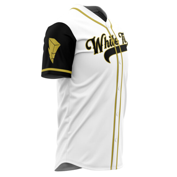 Maillot de baseball Tigres Blancs Tommy Oliver Power Rangers – Image 4