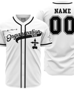 Maillot de baseball Xemnas Organisation XIII Kingdom Hearts