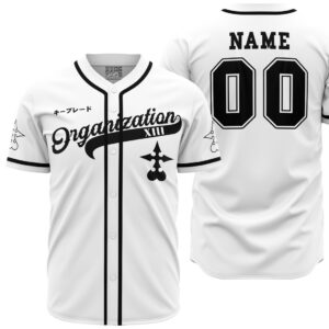 Maillot de baseball Xemnas Organisation XIII Kingdom Hearts