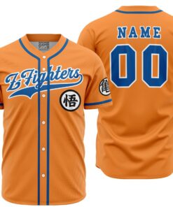 Maillot de baseball Guerriers Z Dragon Ball Z