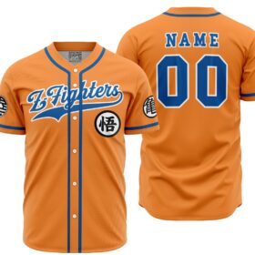 Maillot de baseball Guerriers Z Dragon Ball Z
