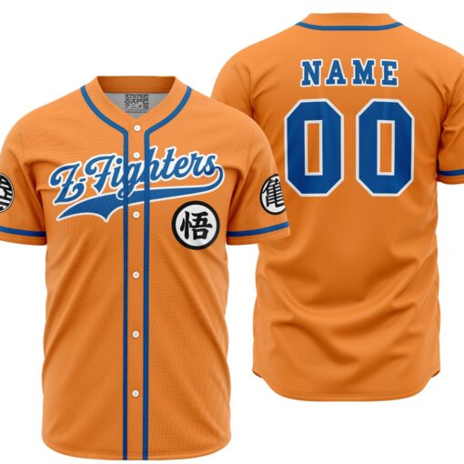 Maillot de baseball Guerriers Z Dragon Ball Z