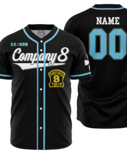 Maillot de baseball Fire Force Compagnie 8