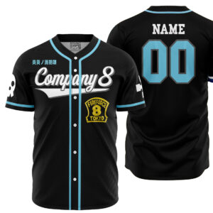 Maillot de baseball Fire Force Compagnie 8