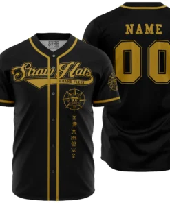 Maillot de baseball Flotte de Chapeau de Paille One Piece
