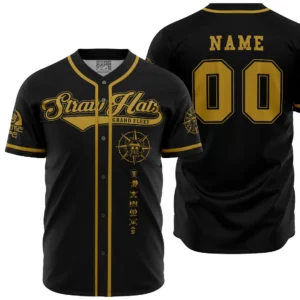 Maillot de baseball Flotte de Chapeau de Paille One Piece