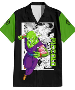 Chemise hawaïenne Piccolo Dragon Ball Anime Mix Manga