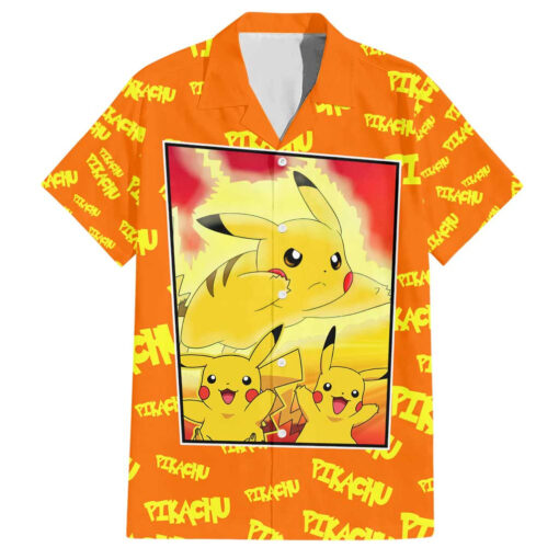 Chemise hawaïenne Pika Pika Chu Pokémon Anime