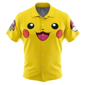 Chemise hawaïenne Visage Pikachu Pokémon