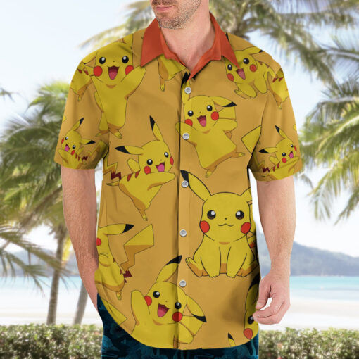 Chemise hawaïenne Pikachu Style motif – Image 3