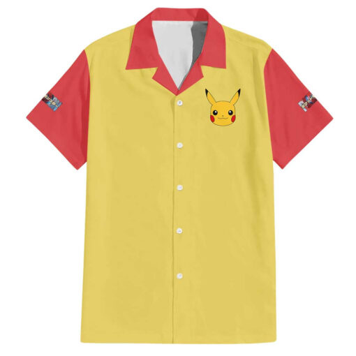 Chemise hawaïenne Pikachu Pokémon Anime