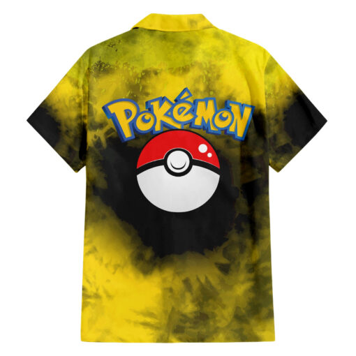 Chemise hawaïenne Pikachu Tie Dye Anime – Image 2