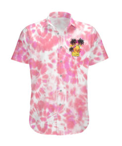 Chemise hawaïenne Jeep Rose Tie Dye Les meilleures choses dans la vie
