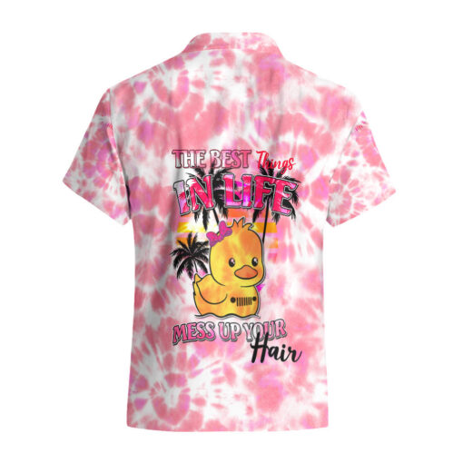 Chemise hawaïenne Jeep Rose Tie Dye Les meilleures choses dans la vie – Image 2