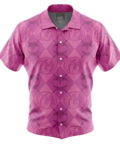 Chemise hawaïenne Ranger Rose Power Rangers