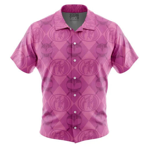 Chemise hawaïenne Ranger Rose Power Rangers
