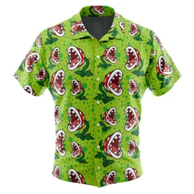 Chemise hawaïenne Plante Piranha Mario Bros
