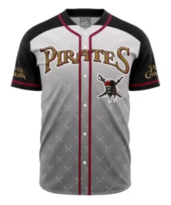 Maillot de baseball Sparrow Pirates des Caraïbes V1 Disney