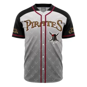 Maillot de baseball Sparrow Pirates des Caraïbes V1 Disney