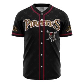Maillot de baseball Sparrow Pirates des Caraïbes V2 Disney